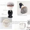 Shaving Brush Set for Men, 4pcs Shaving Set Includes Shaving Brush Shaving Soap, Bowl and Shaving Brush Stand view 3