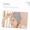 Angoily 2pcs Waffle Hair Dryer Cap Towel Hair Drying Wraps Water Absorbent Hats Soft Bath Products view 4