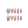 NALoRa Detachable Handmade false nails with design dopamine bubble love girl press on Nail enhancement false nails (Color : 6, Size : XS) view 1