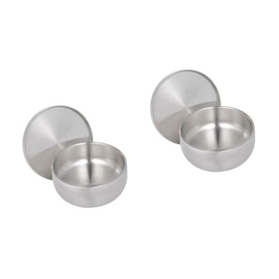 Angoily 2pcs Practical Shaving Bowl Men's Shaving Bowl with Lid Soap Cup for Home
