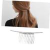 Angoily 2pcs Classic Bridal Side Hair Comb Stretchy Women Hair Clip Band Straight Teeth for Styling view 3