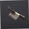 Angoily Simple Hair Side Combs Elegant Gold Hair Clip for Women and Girls Design Teeth for Everyday Styling and Special Occasions view 3