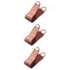 Angoily 3pcs Back Applicator Tanning Oil Strip Soft Rub Towel for -tanning Lotion Application and Back Scrubbing for Shower Use and Hard Reach Areas Brown Edged Scrubber for Even Coverage view 1