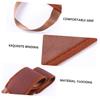 Angoily 3pcs Back Applicator Tanning Oil Strip Soft Rub Towel for -tanning Lotion Application and Back Scrubbing for Shower Use and Hard Reach Areas Brown Edged Scrubber for Even Coverage view 2