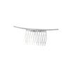 Angoily 3pcs Simple Hair Side Combs Elegant Silver Hair Clip for Women Girls Straight Teeth for Daily Styling and Special Occasions view 4