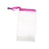 Angoily 2packs Mesh Bags for Soap Bars Net Sack Saver Drawstring Holder for Homemade Soap view 2