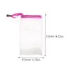 Angoily 1pack Colorful Pouch Net Soap for Facial Cleaning Portable Handmade Holder Drawstring Design Ribbon and Round Buckle view 2