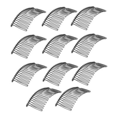 Angoily 10pcs Retro Style Metal Hair Clip Combs Vintage Hair Comb Pin for Women