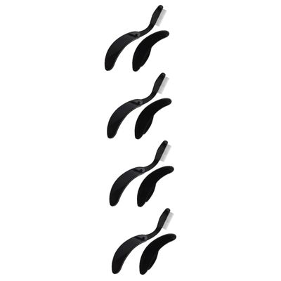Ipetboom 4sets Elegant Eyebrow Comb Lash Tool Metal for Perfect Shaping Must-have Makeup Accessory for Women 2pcs*4