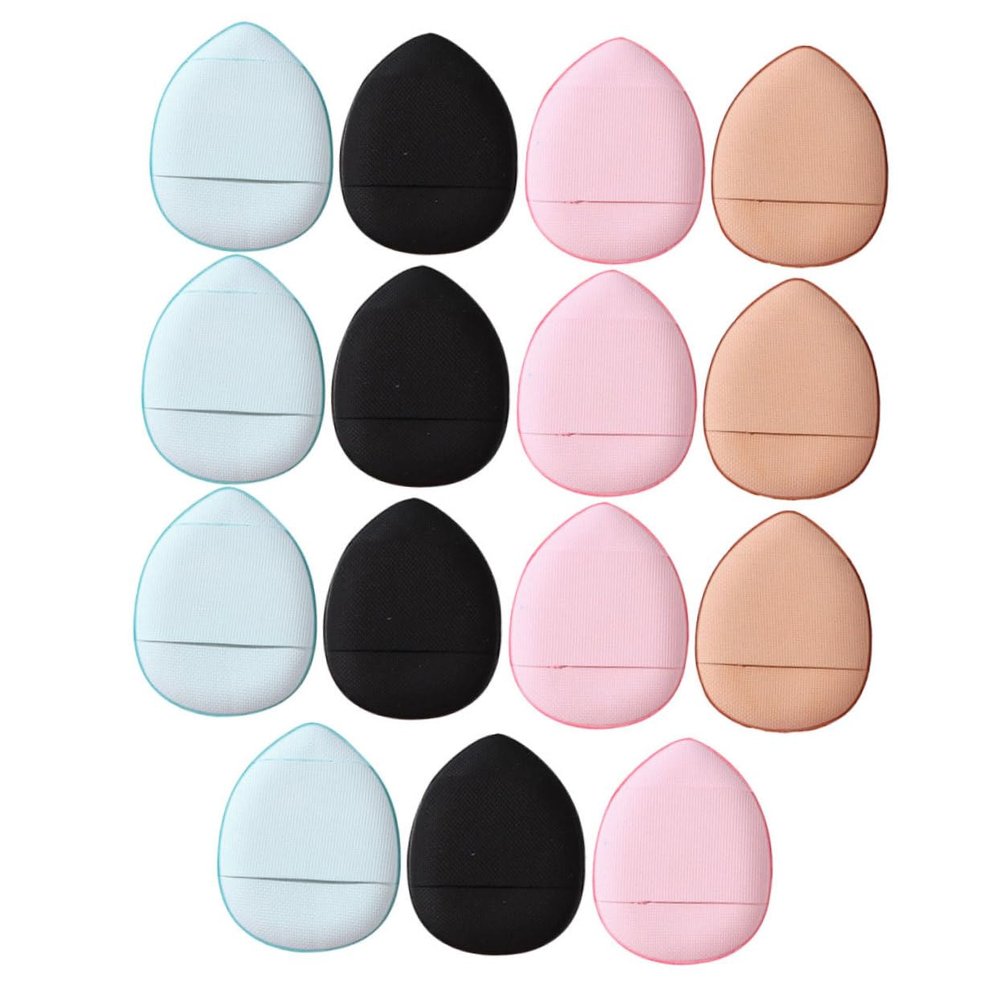 Ipetboom 60pcs Cosmetic Sponges Drop-shaped Small Makeup Puff Mini Finger Puff for Girls
