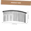 Angoily 20pcs Simple Hair Comb Stylish Hair Clip Vintage Jewelry Accessory for Women view 4