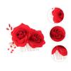 Angoily 3pcs Elegant Bridal Rose Hair Comb Handmade Flower Headpiece for Weddings Special Occasions for Brides Parties and Banquets Versatile Floral Accessory view 4