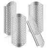 4Pcs Foot File Callus Remover Replacement Blades, Detachable Foot Grater Scrubber Pedicure Tools for Feet Hard Skin Remove, Stainless Steel Big Hole for Wet and Dry Feet view 1