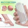4Pcs Foot File Callus Remover Replacement Blades, Detachable Foot Grater Scrubber Pedicure Tools for Feet Hard Skin Remove, Stainless Steel Big Hole for Wet and Dry Feet view 4