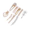 Angoily 9pcs Pearl Hair Clips Pin Barrettes for Girls Women Vintage Pearl Hair Clips Fashion Random Style view 1