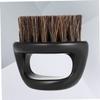 minkissy 4pcs Men's Beard Brush Boar Bristles Portable Grooming Tool for Bearded Men Ergonomic Design for Easy Use Salon for Distributing Balm and Wax view 4