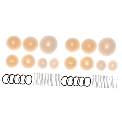 Angoily 44 Pcs Miss Donut Hair Accessories