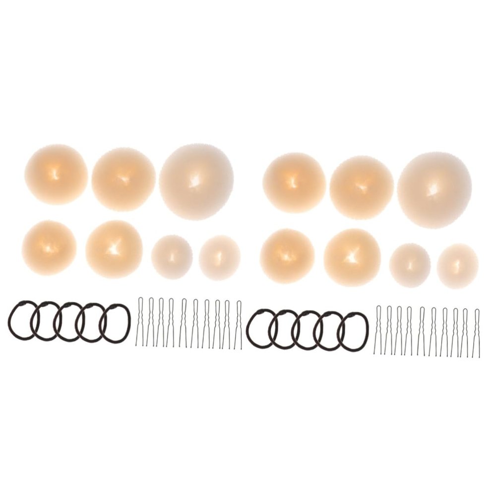 Angoily 44 Pcs Miss Donut Hair Accessories