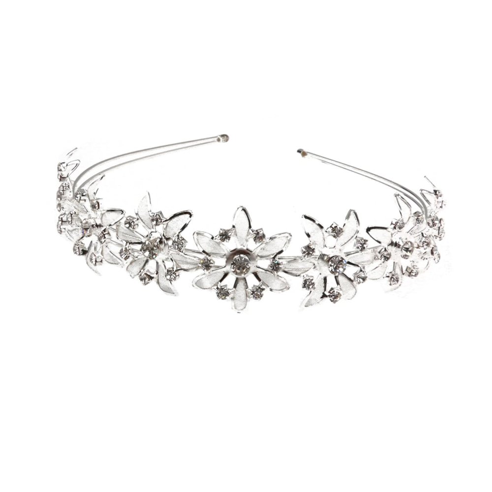 Angoily Wedding Crystal Rhinestone Hair Barrettes for Brides Elegant Hairband for Special Occasions for Weddings and Engagements