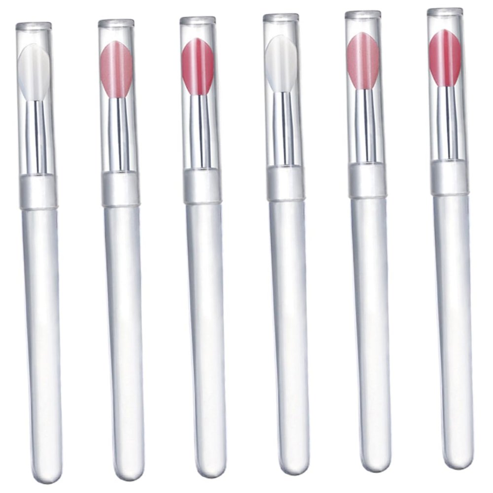 minkissy 12pcs Lipstick Matte Applicator Brush Makeup Brush Women Eye Shadow Lip Makeup Tools Professional Applicators