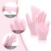 Sibba 2 Pairs Silicone Moisturizing Gloves Spa Gel Hydrating Gloves Women's Hand Care Gloves, Anti Slip Aloe Lotion Gloves for Repairing Dry Hand, Calluses, Cracked Heels and Softening Rough Skin view 3