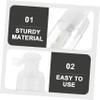 Housoutil 3pcs Refillable Spray Bottle Portable Hairdressing Tool for Powder Transparent Empty Container for Travel Home Use view 2