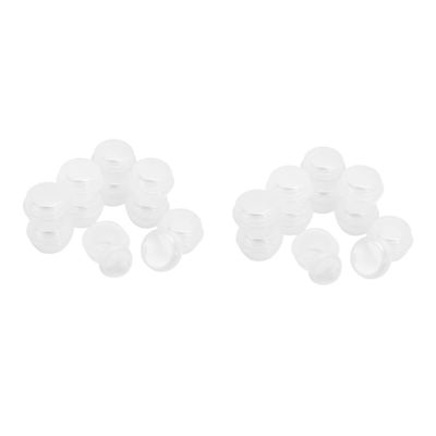 Housoutil Sets Sealed Makeup Containers in Mushroom Shape Travel Bottles Lids for Creams Ointments More Pcs