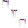 Housoutil 15pcs Dual-use and Hair Brushes Steel Pin Brow Combs Portable Makeup Tools for Home and Salon Random view 1