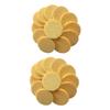 Housoutil 40pcs Skin-friendly Makeup Remover Pads Soft Round Cotton Sponges for Face Cleaning Delicate Cellulose Material for Daily Makeup Removal and Skin Care view 1