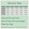 Handmade wearable nail spring and summer show white square sugar bright diamond removable handmade wearable nail (Color : S) view 3