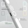 LUNA London Eclipse LED Lighted Travel Vanity Makeup Mirror | 3 Colour Light, Compact, Portable, Lighted, Rechargeable, Illuminated Mirror | Perfect for Travel, Makeup & Beauty Needs | Chalk Grey view 4