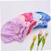 Angoily 3pcs Microfiber Hair Drying Cap Fast Drying for Shower Elastic Bathing Cap Bowknot Reusable Hair Accessories for Women Men view 4