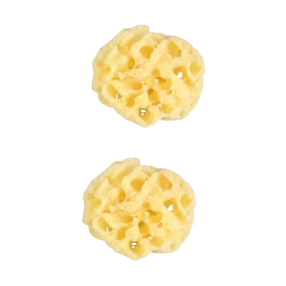 Angoily 2pcs Natural Seaweed Bath Sponge Honeycomb Design for Gentle Exfoliation for Adults Chemical Soft Body Cleansing Sponge