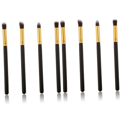 Ipetboom 8pcs Makeup Brush Eye Makeup Soft Horse Hair Eyeshadow Blending Pencil Brush Kit Portable Cosmetic Tool for Travel Daily Use