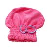 Angoily 2pcs Shower Cap Elastic Band Quick Dry Hair Drying Cap Microfiber Material Comfortable for Daily Use at Home Travel view 2