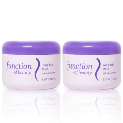 Function of Beauty Hair Mask for Wavy Hair - Sulfate-Free Deep Conditioning Hair Mask for Natural Wavy Texture & Restores Shine - Lightweight, Anti-Frizz & Prevents Breakage with Vegan Squalane