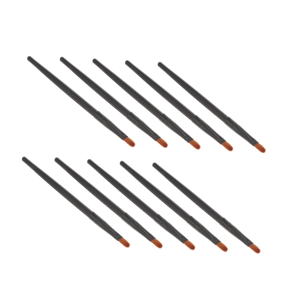 Housoutil 10pcs Professional Makeup Brush Eyeshadow Applicators Lip Brush for Skin Types