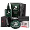 Bossman Big Boss Beard Care Kit for Men - 7 Piece Beard Grooming Kit with Jelly Beard Oil, Beard Conditioner, Beard Balm, MUDstache Wax, Bar Soap, Metal Comb, Brush - Gift Set for Men (Vetiver X) view 1