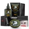 Bossman Big Boss Beard Care Kit for Men - 7 Piece Beard Grooming Kit with Jelly Beard Oil, Beard Conditioner, Beard Balm, MUDstache Wax, Bar Soap, Metal Comb, Brush - Gift Set for Men (Gold) view 1