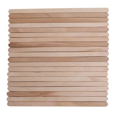 Yctze 100Pcs Disposable Wooden Wax Applicator Sticks for Hair Removal - Premium Quality Depilatory Spatulas for Eyebrow, Nose Epilation and Hair Care Styling