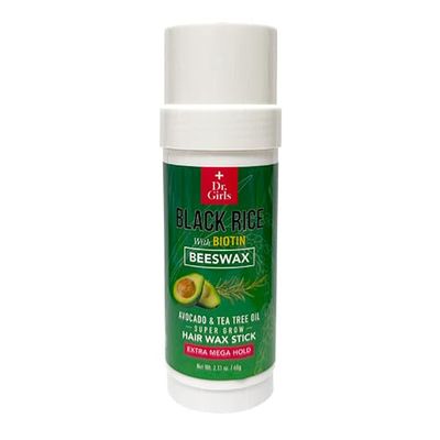 Dr.Girls Rice Water Extra Mega Hold Hair Beeswax Stick 2.11oz/ 60g (Avocado & Tea Tree Oil)