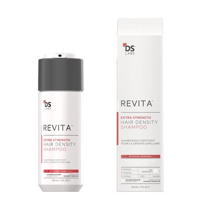 DS Labs Revita Extra Strength Shampoo, 205mL  Scalp First Cleanse for Fuller, Thicker Looking Hair, Lightweight Hydration, Sulfate Free, Color Safe, For Men & Women