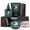 Bossman Big Boss Beard Care Kit for Men - 7 Piece Beard Grooming Kit with Jelly Beard Oil, Beard Conditioner, Beard Balm, MUDstache Wax, Bar Soap, Metal Comb, Brush - Gift Set for Men (Magic) view 1