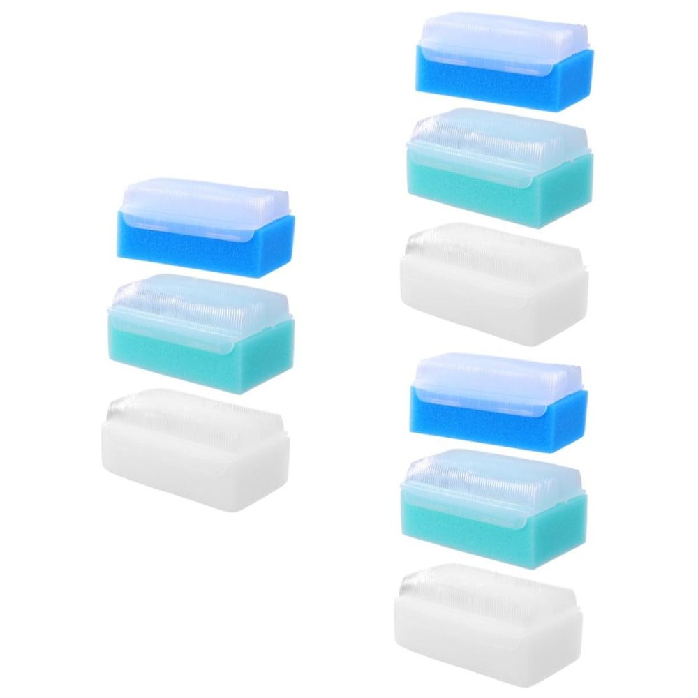 JECOMPRIS 3sets Scalp Shampoo Brush Hair Comb Set Scalp Massager Hair Dandruff Scrubber Care Brush 3pcs*3
