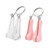 balacoo 4pcs Nose Bridge Straightener Clip Nose up Shaper for Women Girls Design Lightweight and Comfortable White view 3