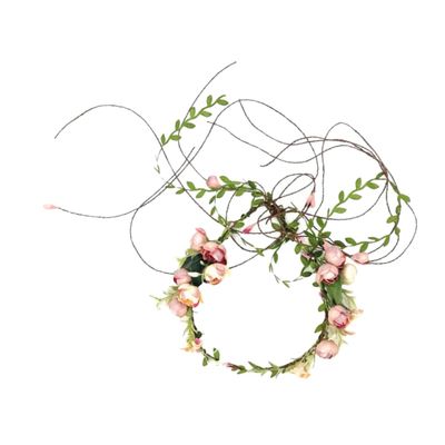 balacoo 1pc Wedding Bride Garland Headdress Elegant Hair Wreath Accessories for Ceremonies Parties Comfortable Fit for Special Occasions Photo Prop for Memorable Moments for Weddings