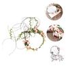 balacoo 1pc Wedding Bride Garland Headdress Elegant Hair Wreath Accessories for Ceremonies Parties Comfortable Fit for Special Occasions Photo Prop for Memorable Moments for Weddings view 4