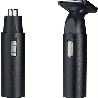 LEONYS 2 in 1 Nose Trimmer and Ear Hair Trimmer for Men Cordless, Painless Electric Nose Hair Remover, Mens Nose Hair Trimmer, USB Rechargeable, Waterproof