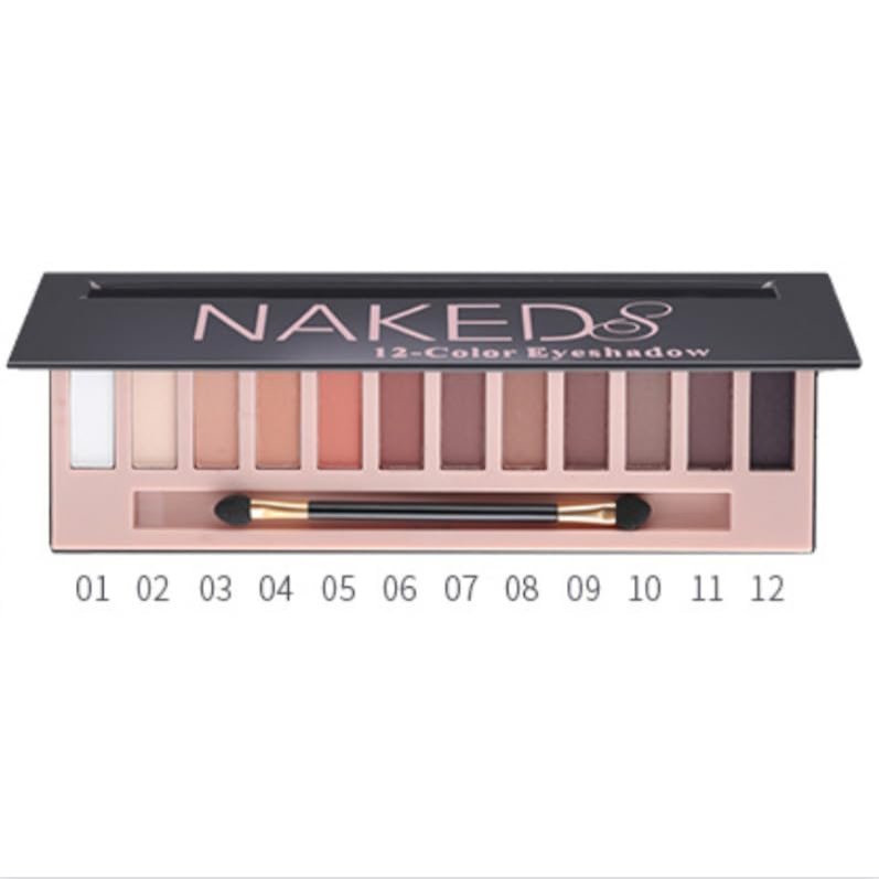 Makeup Set Gift Box - 36 Eye Shadows + 6 Blushes + 4 Finishes + 2 Onion Powder Eyeshadow Creams + 3 Lipsticks + 1 Mascara + 1 Eyeliner + 1 Lip Pencil + 1 Eyebrow Pencil + 2 Brushes + 6 Dual-EndedA2
