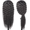 Wigs Curly U Part Wigs Deep Wave Human Hair Wigs for Black Women, 10-26 Inch Long Brazilian Deep Curly Glueless Clip in U Shape Wig 180% Density for Daily Party (Size : 12inches) view 4